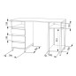 Стол компьютерный Лофт СКЛ-6 / 1500 ТМ Flashnika