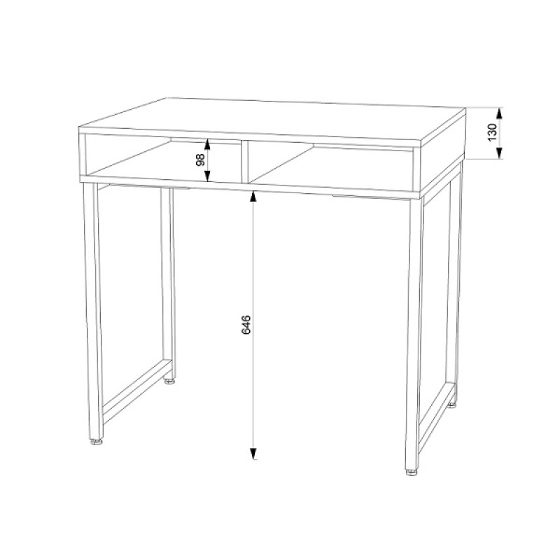 Стол письменный Лофт СПЛ-3 / 700 ТМ Flashnika