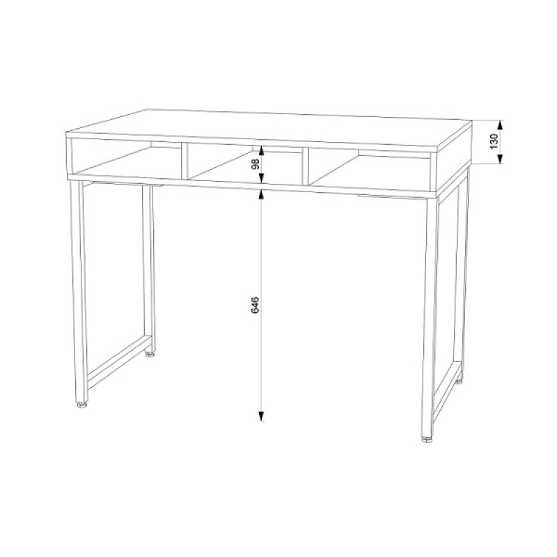 Стол письменный Лофт СПЛ-4 / 1000 ТМ Flashnika