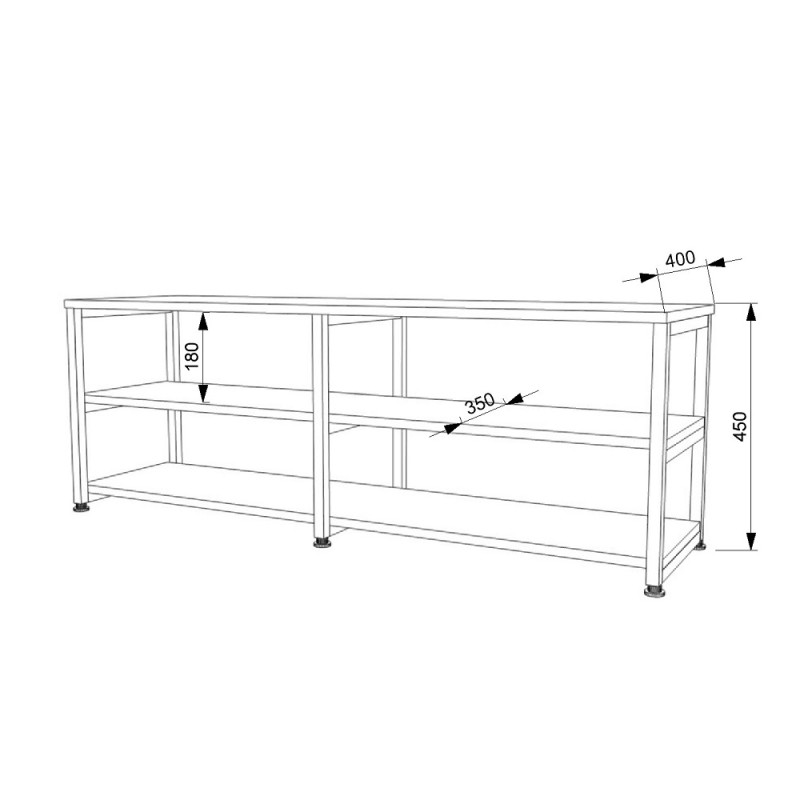 Тумба ТВ Лофт ТВЛ-1 / 1500 ТМ Flashnika