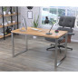 Стол письменный Q-135 / 36 мм Дуб Крафт Золотой ТМ Loft Design
