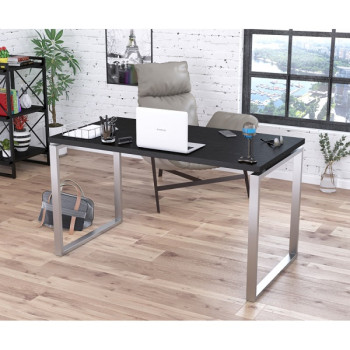 Стол письменный Q-135 / 36 мм Чёрный ТМ Loft Design
