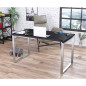 Стол письменный Q-135 / 36 мм Чёрный ТМ Loft Design