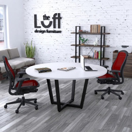 Стіл для переговорів D-1600 Білий ТМ Loft Design