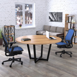 Стіл для переговорів D-1600 Дуб Крафт Золотий ТМ Loft Design
