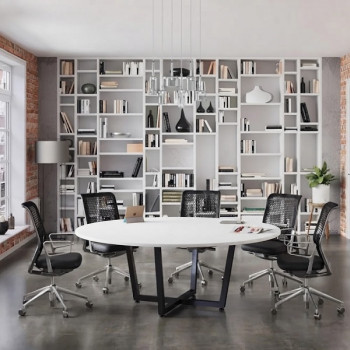 Стіл для переговорів D-2000 Білий ТМ Loft Design