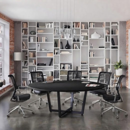 Стіл для переговорів D-2000 Чорний ТМ Loft Design