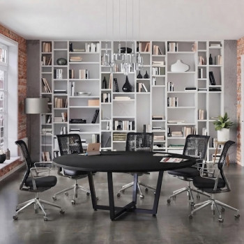 Стіл для переговорів D-2000 Чорний ТМ Loft Design