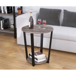 Стол журнальный D-50 Дуб Палена ТМ Loft Design