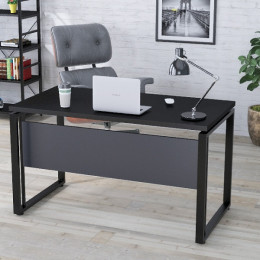 Стол письменный G-135 / 36 мм Чёрный ТМ Loft Design