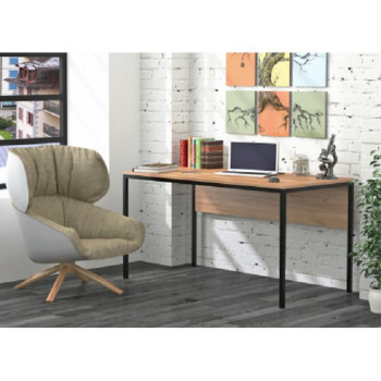 Стол письменный L-3p Дуб Крафт Золотой ТМ Loft Design