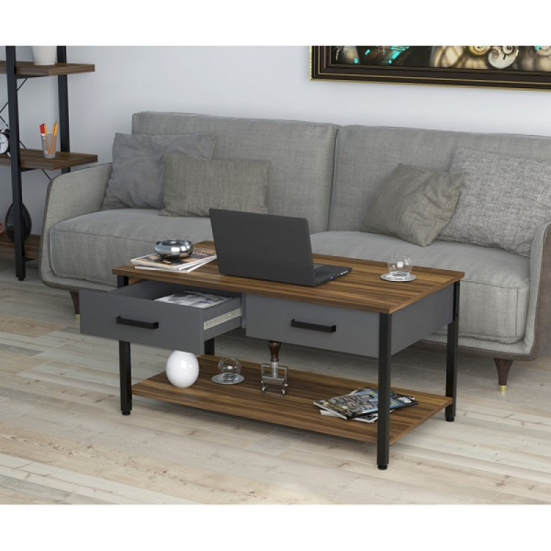 Стіл журнальний L-6 Горіх Модена ТМ Loft Design