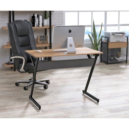 Стол письменный L-7 Дуб Крафт Золотой ТМ Loft Design