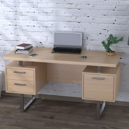 Стол письменный L-81 Дуб Крафт Золотой ТМ Loft Design