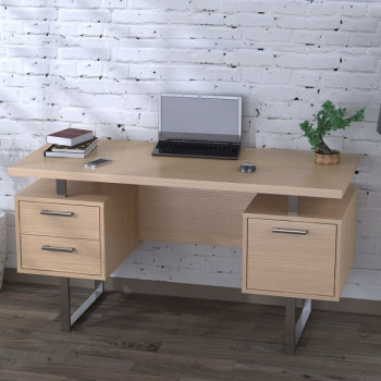 Стол письменный L-81 Дуб Крафт Золотой ТМ Loft Design