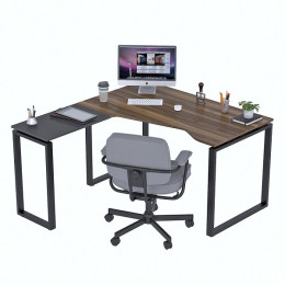Стіл офісний NDU-135 Горіх Модена / Антрацит ТМ Loft Design