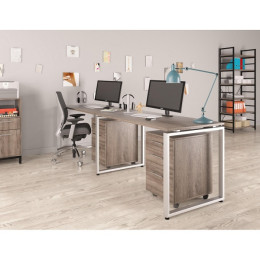 Стол письменный Q-135 / 2 Дуб Палена ТМ Loft Design