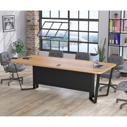 Стіл для переговорів V-240 Дуб Крафт Золотий ТМ Loft Design