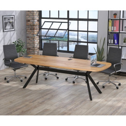 Стіл для переговорів Академія Дуб Крафт Золотий ТМ Loft Design