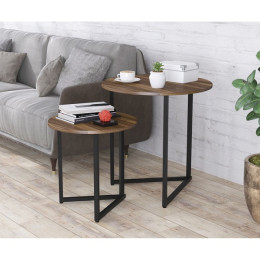 Стіл журнальний Дельта Дуо Горіх Модена ТМ Loft Design