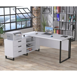 Стол письменный Нотариус Белый ТМ Loft Design