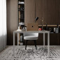 Стол письменный Brevity Loft mid / Бревити Лофт Мид Дуб Сонома / Белый Бриллиант ТМ Art In Head