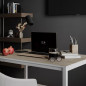 Стол письменный Brevity Loft mid / Бревити Лофт Мид Дуб Сонома / Белый Бриллиант ТМ Art In Head
