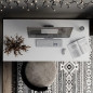 Стол рабочий Brevity Loft standart / Бревити Лофт Стандарт Белый Бриллиант ТМ Art In Head
